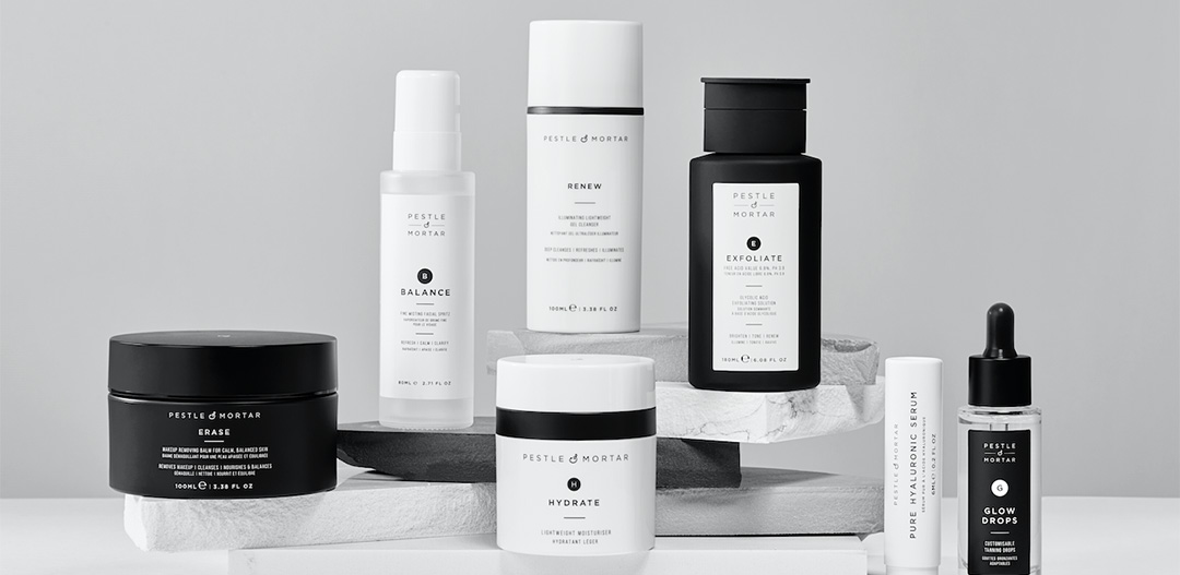 Pestle and online mortar skincare